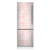 Magnet na ledničku dekorativní Růžové vektory 60x180 cm