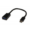 InLine USB 5Gbps kabel USB C(M) - USB3.0 A(F), OTG, 0,15m