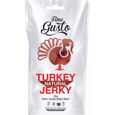 Fine Gusto Krůtí jerky natural 25 g