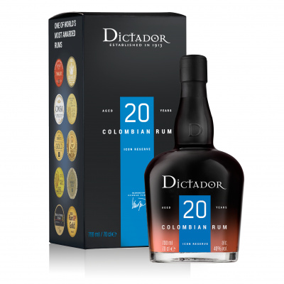 Dictador Rum 20y 40% 0,7 l (karton)