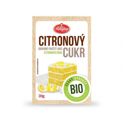 Citronový cukr BIO 20 g Amylon