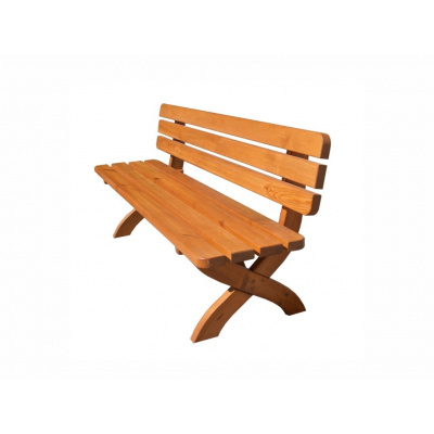 ROJAPLAST Zahradní lavice - STRONG 180, dřevěná