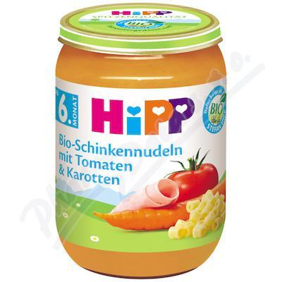HiPP Zelenina s těstovinami a šunkou BIO 6m 6x190g