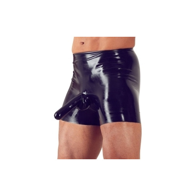 Latexové pánské boxerky s návlekem na penis a anální kapsou - LATE X LATE X 29104381701