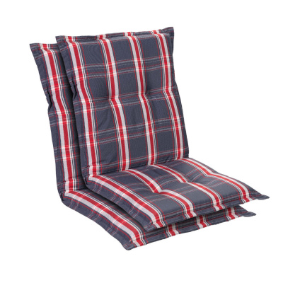 Blumfeldt Prato, čalouněná podložka, podložka na židli, podložka na nižší polohovací křeslo, na zahradní židli, polyester, 50 x 100 x 8 cm, 2 x sedák (CPT10_10240764-2_)