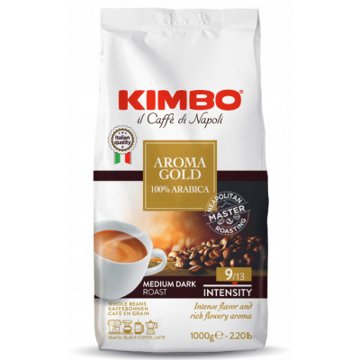 Kimbo Espresso Aroma Gold 100% Arabica Zrno 1kg