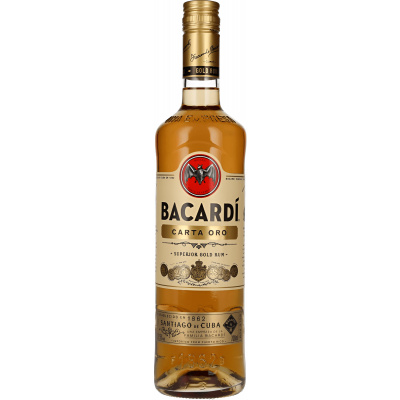 Bacardi Carta Oro 37,5% 0,7l (holá láhev)