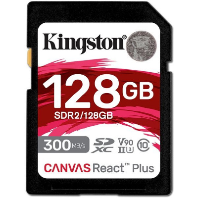 Kingston SDXC 128GB Canvas React Plus SDR2/128GB