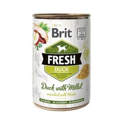 Brit Dog Fresh konz Duck with Millet 400g