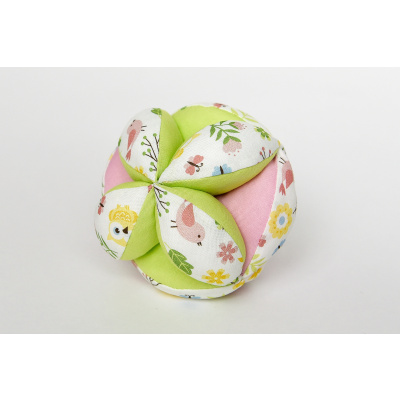 MyMoo - Úchopový míček - růžovo/zelený