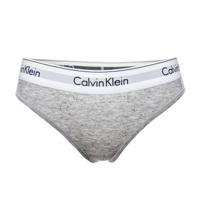 Calvin Klein Dámské tanga šedé THONG - MODERN COTTON (0000F3786E 020)  F3786E_020 - neodolatelna.com