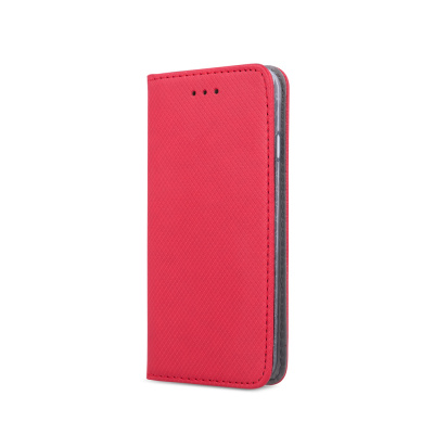 Beweare Magnetické flipové pouzdro na Xiaomi Redmi Note 9T 5G - červené