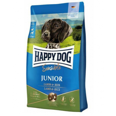 Happy Dog Sensible Junior Lamb & Rice 4 kg - granule pro štěňata