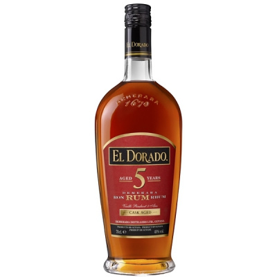 El Dorado Rum 5YO 0,7l 40% (holá láhev)