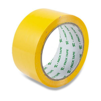 Barevná samolepicí páska Reas Pack 48 mm x 66 m, žlutá