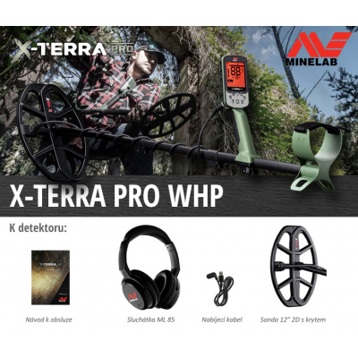 Detektor kovov Minelab X-Terra Pro WHP SET