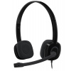 Logitech Headset Stereo H151/ drátová sluchátka + mikrofon/ 3,5 mm jack/ černá, 981-000589