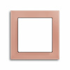 DUOVAC Rámeček ABB Axcent pro Future - růžové sklo - 1754-0-4765