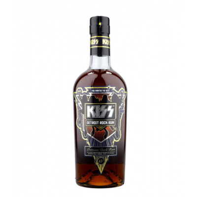 Kiss Detroit Rock Rum 45% 0,7l (holá lahev)