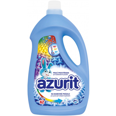 Azurit Univerzální tekutý prací prostředek na barevné prádlo pro praní při nízkých teplotách 62 dávek 2,48 l