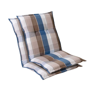Blumfeldt Prato, čalouněná podložka, podložka na židli, podložka na nižší polohovací křeslo, na zahradní židli, polyester, 50 x 100 x 8 cm (CPT10_10271976-2_)