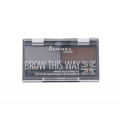 Rimmel Brow This Way Scuplting Kit 3 Dark Brown 2,4 g