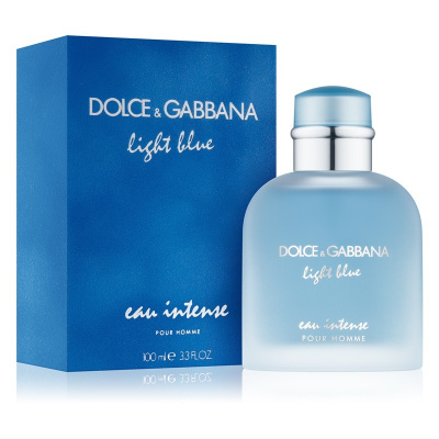 Dolce & Gabbana Light Blue Eau Intense Pour Homme, Parfémovaná voda, Pánska vôňa, 100ml