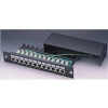 XtendLan PP0-12C6S-LSA-HG XtendLan Patch panel 10", 1U / 12 portů, CAT6, stíněný, LSA, vodorovné umístění konektorů, zemnič, černá barva