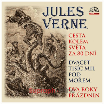 Jules Verne - Cesta kolem světa za 80 dní / Dvacet tisíc mil pod mořem / Dva roky prázdnin (CD)