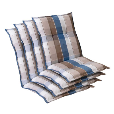 Blumfeldt Prato, čalouněná podložka, podložka na židli, podložka na nižší polohovací křeslo, na zahradní židli, polyester, 50 x 100 x 8 cm (CPT10_10271976-4_)