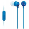 SONY MDR-EX15AP sluchátka modrá