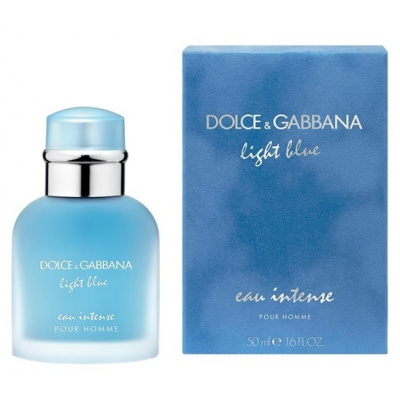 Dolce & Gabbana Light Blue Eau Intense Pour Homme, Parfémovaná voda, Pánska vôňa, 50ml