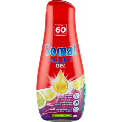 Somat All in 1 Gel Lemon do myčky 1080 ml