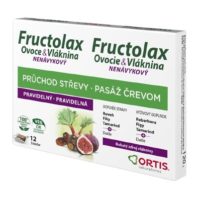 Ortis Fructolax—12 žvýkacích kostek
