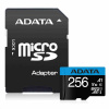 ADATA MicroSDHC karta 256GB UHS-I Class 10, Premier + adaptér, AUSDX256GUICL10A1-RA1