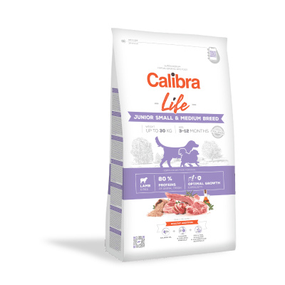 Calibra Dog Life Junior Small&Medium Breed Lamb 2,5kg (+ SLEVA PO REGISTRACI / PŘIHLÁŠENÍ!)