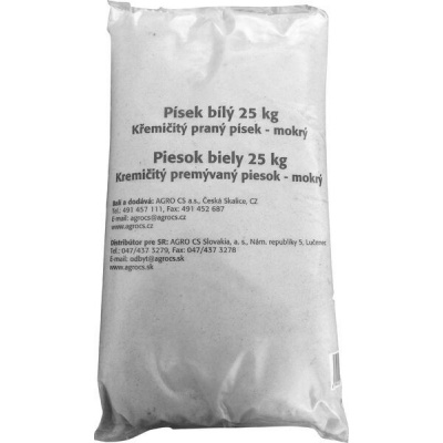 Písek křemičitý bílý 25 kg