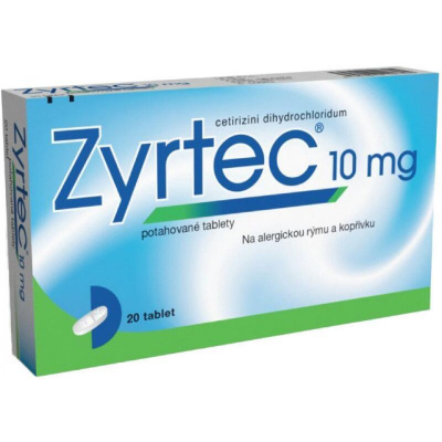 Zyrtec por.tbl.flm. 20 x 10 mg