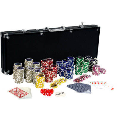Tuin 2644 Pokerový set, 500 žetonů Ultimate black