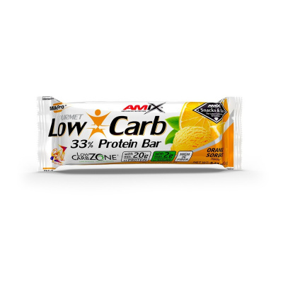 Amix Low-Carb 33% Protein Bar 60g Příchuť: Pomeranč