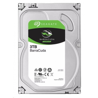 SEAGATE HDD ST3000DM007, BARRACUDA 3,5" - 3TB, SATAIII, 5400rpm, 256MB cache