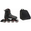 Rollerblade Spark 84 Dark Grey/Red 39 Kolečkové brusle