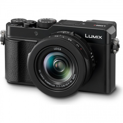 Panasonic DC-LX100M2 Lumix digitální fotoaparát s objektivem LEICA DC VARIO-SUMMILUX 24–75mm, F1.7–2.8 (MOS 17MP typ 4/3, 4K, analogová podpora), černá