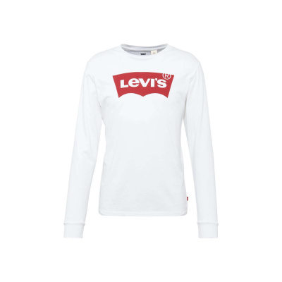 LEVI'S ® Tričko 'LS Graphic Tee T2' červená / bílá, vel.S