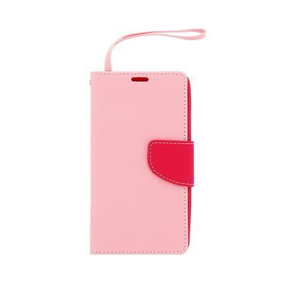 Fancy diářové Book Pouzdro PINK růžová barva / Hot PINK růžová barva pro Nokia Lumia 535