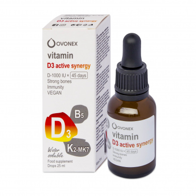 kapky OVONEX Vitamin D3 active synergy 25 ml