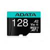 ADATA MicroSDXC karta 128GB Premier Pro UHS-I V30S (R:100/W:80 MB/s) + SD adaptér, AUSDX128GUI3V30SA2-RA1