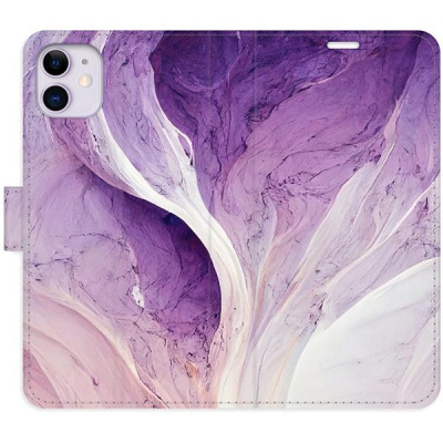 iSaprio flip pouzdro Purple Paint pro iPhone 11 purpain-FLP2-i11