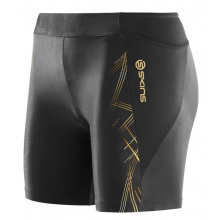 Kompresní prádlo SKINS A400 GOLD Womens Shorts - Black (dámské aktivní kompresní šortky) M