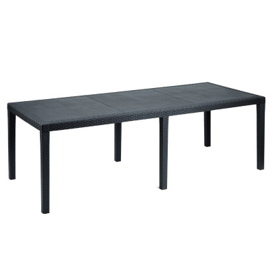 Imperial Relax Rozkládací stůl z polypropylenu pro venkovní použití. Barva: antracit 72x150/220x90cm ipae progarden